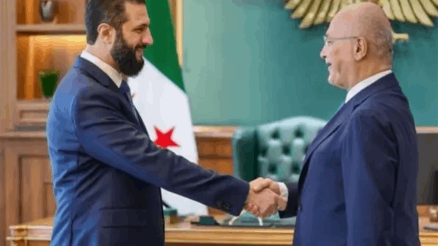 الشرع بحث مع برهم صالح في عودة اللاجئين والتعافي المبكر في سوريا
