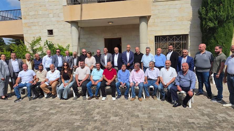 البستاني يرافق وزير الزراعة في جولة على بعض قرى الحرف في الشوف