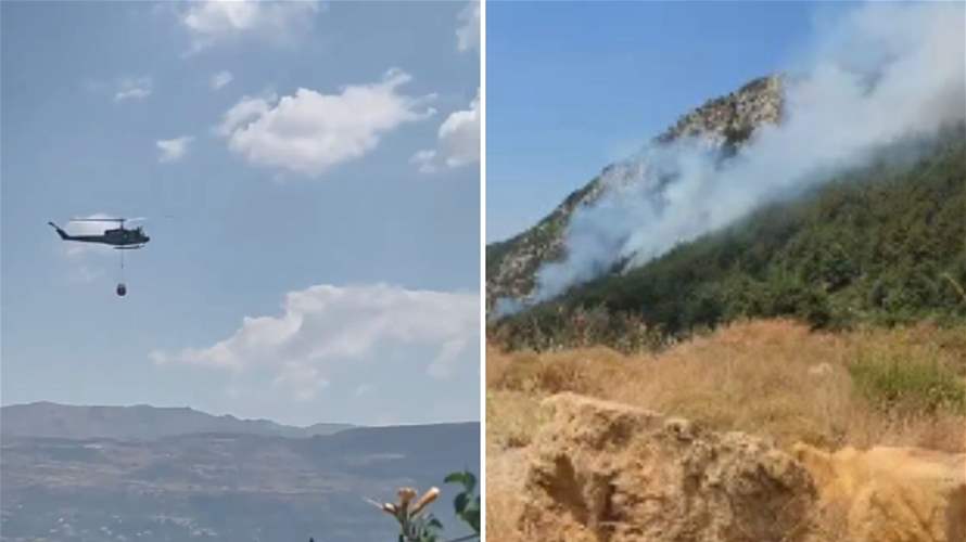 Major wildfire breaks out in Aitou forest in northern Lebanon: Video
