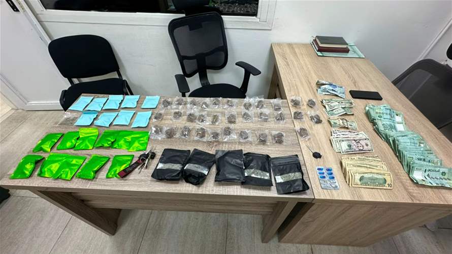 روّجا المخدّرات على متن درّاجة آليّة في حيّ السلّم ومفرزة استقصاء جبل لبنان توقفهما وتضبط كميّة منها