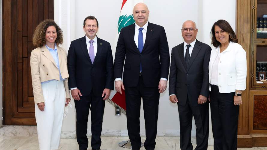 الرئيس جوزاف عون اطّلع من وزير تكنولوجيا المعلومات والذكاء الاصطناعيّ كمال شحادة على التحضيرات الجارية لإقامة معرض "اكسبيريا" في تشرين الأول المقبل