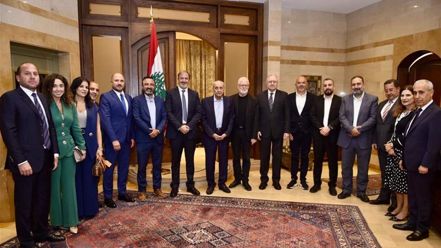 بري عرض مع المفتي قبلان للأوضاع العامة واستقبل غراسيا القزي والمجلس البلدي لبيروت