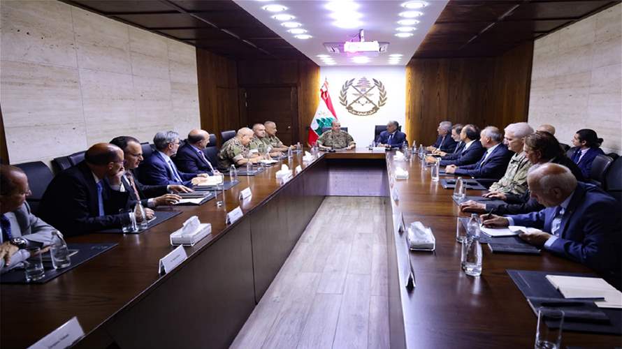 العماد رودولف هيكل يستقبل إدوار غبريال: الجيش يواصل تنفيذ المهمات المتعلقة باتفاق الإطار ضمن الإمكانات المتوافرة