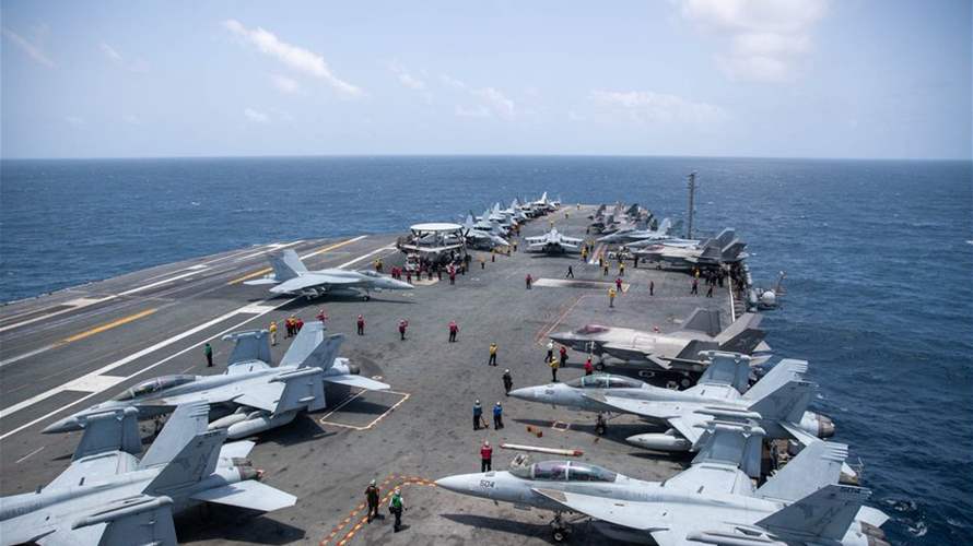 New US carrier strike group arrives in Middle East