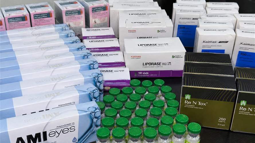 ضبط كميات كبيرة من الأدوية والمستحضرات الطبية والتجميلية في بيروت