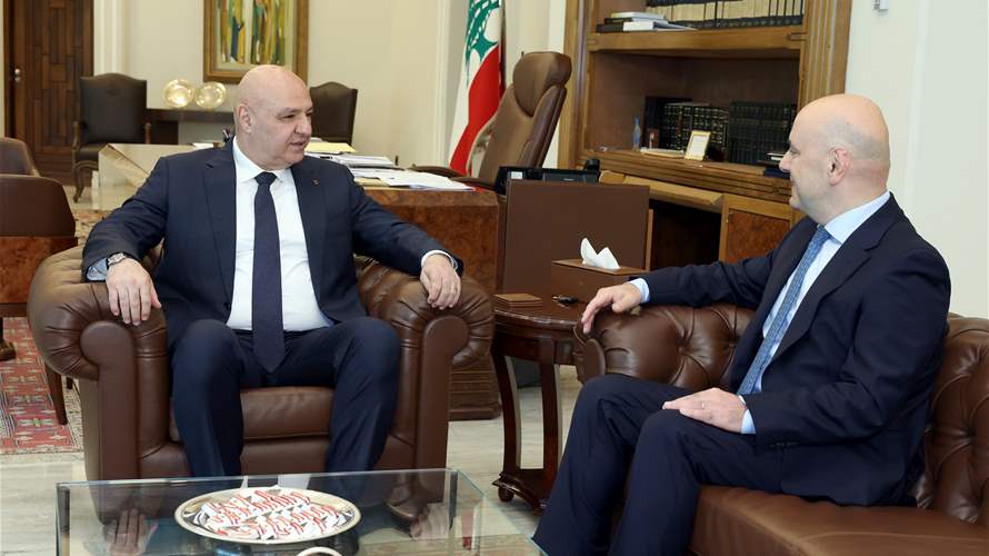 حاصباني بعد لقائه رئيس الجمهورية: لا شرعية لأي جهة تنطق باسم لبنان من خارجه