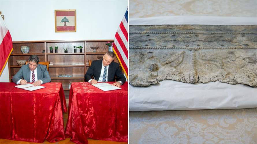 FBI returns three ancient Lebanese artifacts to Lebanon