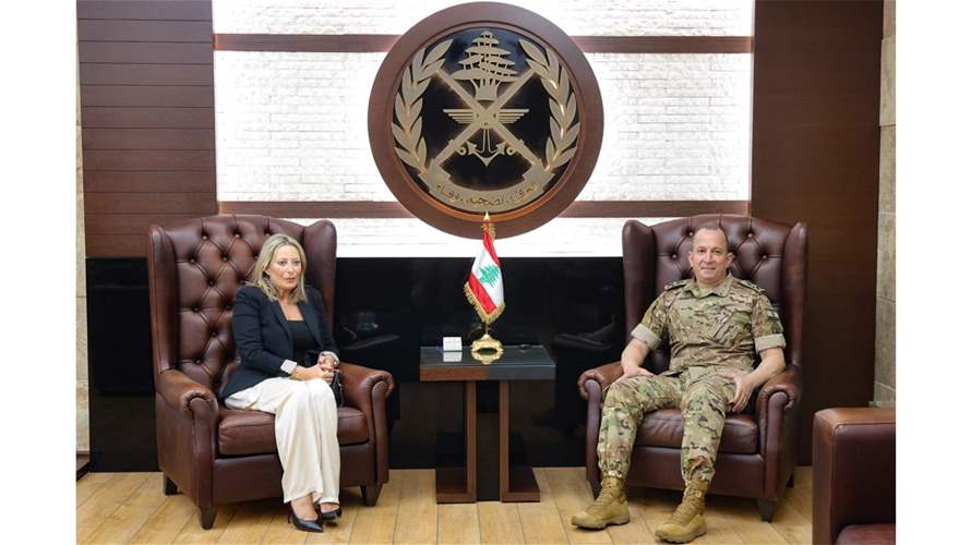قائد الجيش استقبل أيوب وعرض مع نصر التسهيلات لأبناء العسكريين في المدارس الكاثوليكية