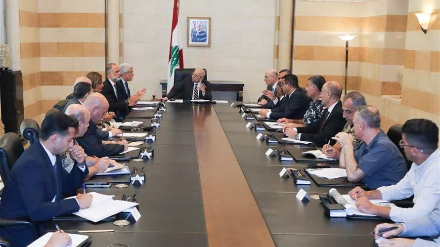سلام ترأس اجتماعا بشأن تدابير حماية الصحة والسلامة البيئية وسلامة الطيران في محيط مطار بيروت... وهذا ما تقرر