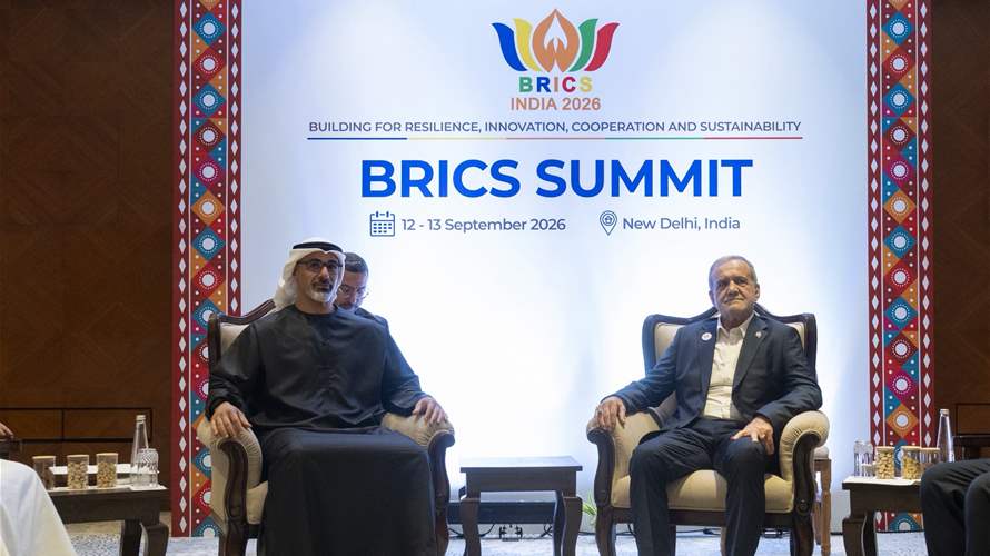 Iran president and UAE crown prince meet in New Delhi: Iranian embassy