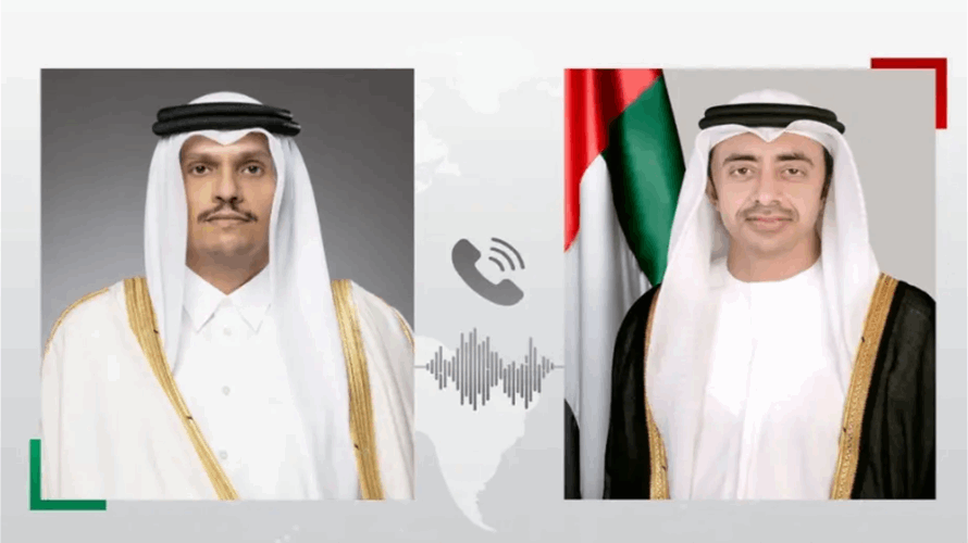 عبدالله بن زايد ومحمد بن عبدالرحمن بحثا في التطورات الإقليمية والجهود المبذولة لتعزيز الأمن والاستقرار في المنطقة