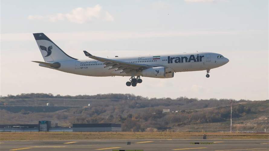 Iran Air says not received any regional flight ban despite US sanctions: State media