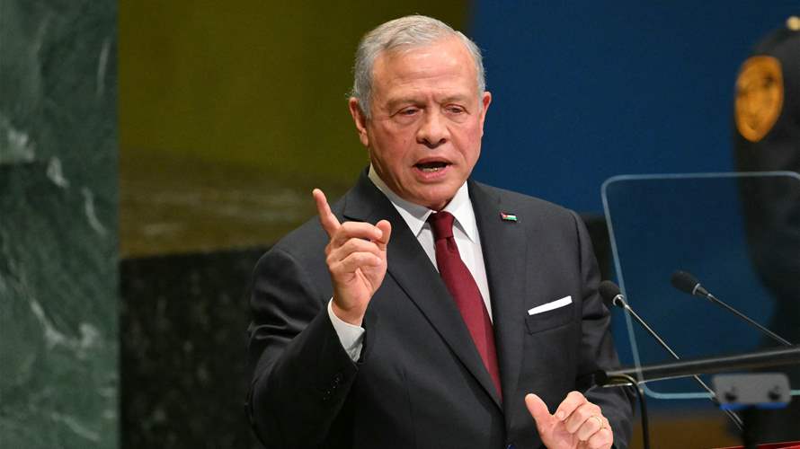 Jordan's king tells UN Israel's 'expansionist appetite' a regional threat