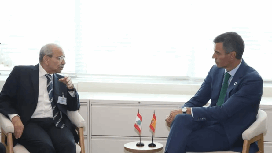 رئيس الحكومة عرض ونظيره الإسباني مستقبل الوجود الدولي في الجنوب بعد انتهاء مهمة "اليونيفيل"