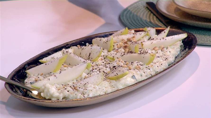 نكهات إيطالية بلمسة مميزة… ريزوتو وحلى الغورغونزولا مع الشيف حنا طويل