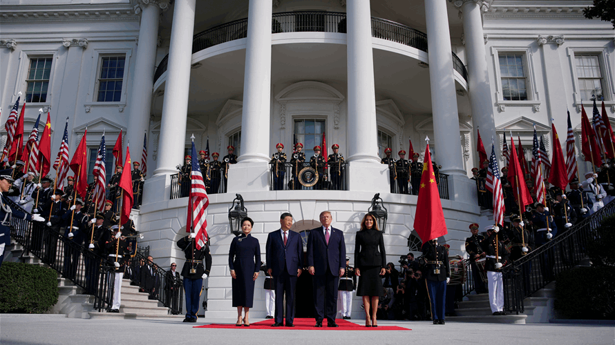 Trump welcomes Xi to White House on lavish state visit