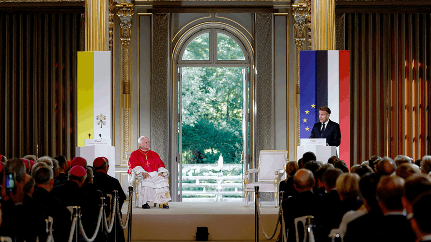 Macron tells pope French secularism 'in no way negates religion'