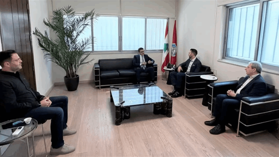 تيمور جنبلاط يلتقي السفير ربيع نرش في كليمنصو