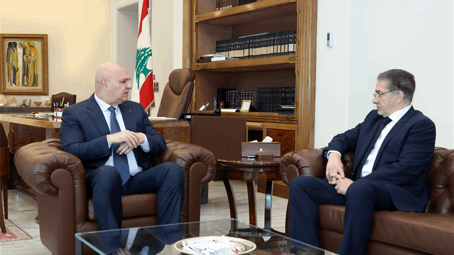 الرئيس عون عرض مع رئيس "ايدال" واقع المؤسسة