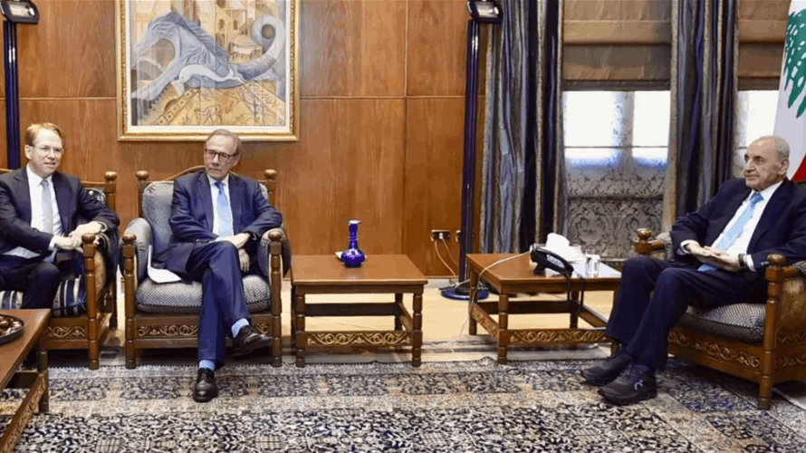 الرئيس بري استقبل الموفد الاقتصادي للرئيس الفرنسي