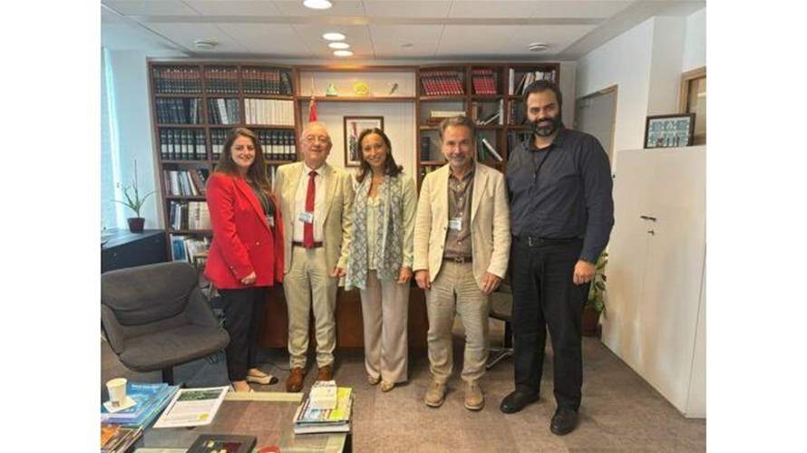 وفد من الجمعية الطبية اللبنانية الاوروبية التقى المندوبة الدائمة للجمهورية اللبنانية لدى الاونيسكو