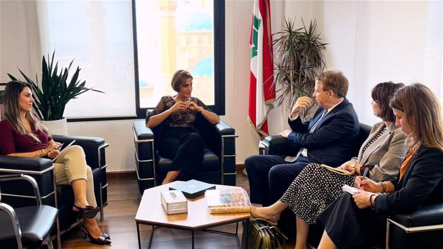تمارا الزين التقت السفير الفرنسي... وبحثٌ في تطوير التعاون البيئي وفتح مجالات جديدة للشراكة والاستثمار