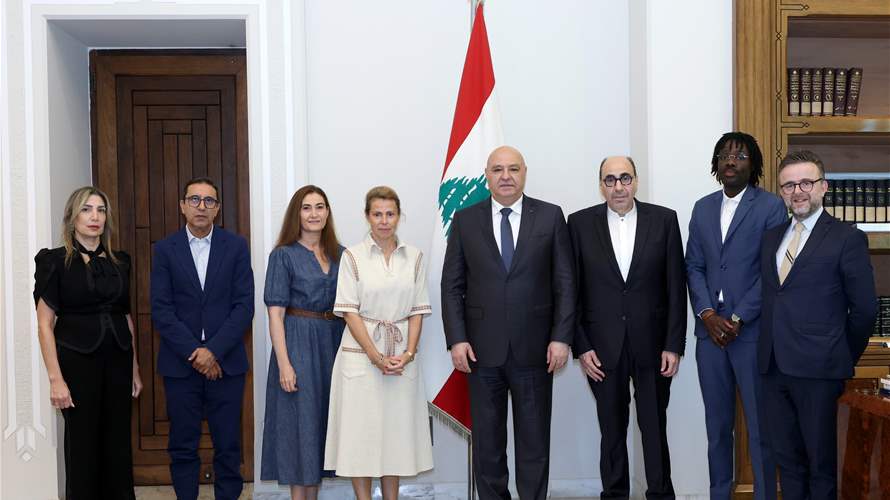 الرئيس عون استقبل المديرة العامة لشركة SACEM FRANCE بحضور أسامة الرحباني