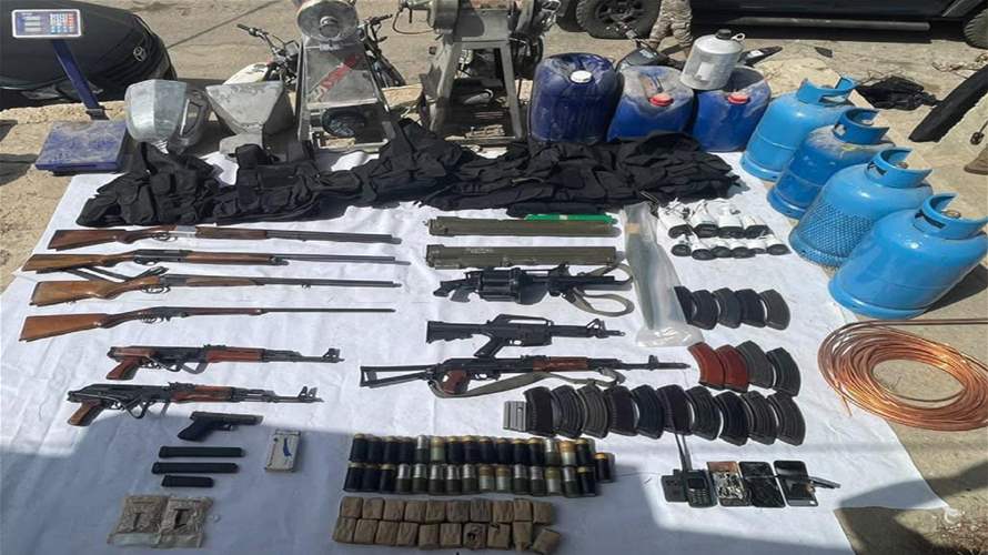 توقيف أحد أخطر المطلوبين لإقدامه على إطلاق النار نحو دورية للجيش إضافة إلى ٩ أشخاص لارتكابهم جرائم مختلفة