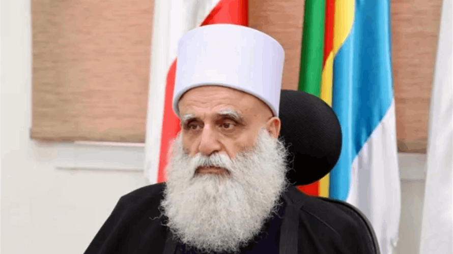 شيخ العقل دان الاعتداء على مطار الملك خالد واعلن تضامنه مع السعودية: لتجنيب المنطقة ويلات الصراعات والتوترات