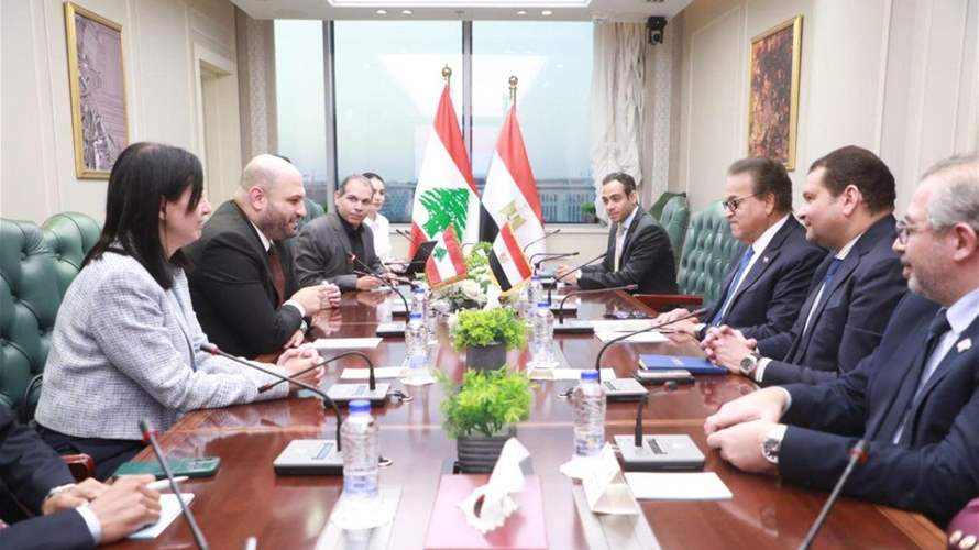 الوزير ناصر الدين واصل زيارته القاهرة حيث يترأس الدورة 73 لـEMRO ووقع مذكرة تفاهم مع وزارة الصحة المصرية لتبادل الخبرات