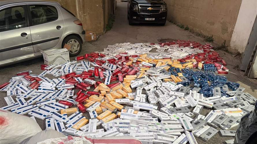 الجمارك تضبط كميات من التنباك والدخان المهرّب في جل الديب وصيدا