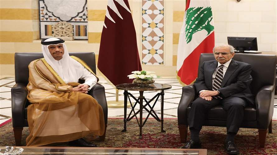 Salam, Qatari PM announce progress on Lebanon electricity project, reaffirm cooperation