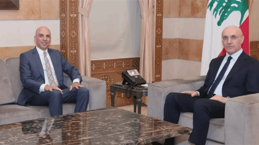الحجار استقبل سفير مصر وبحثا في تعزيز وتطوير التعاون المشترك