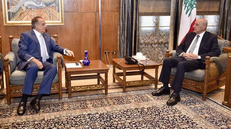 الرئيس بري عرض وزواره للأوضاع في لبنان والمنطقة... أرسلان: لتثبيت الإستقرار الداخلي وعدم إستدراج أي فتنة 