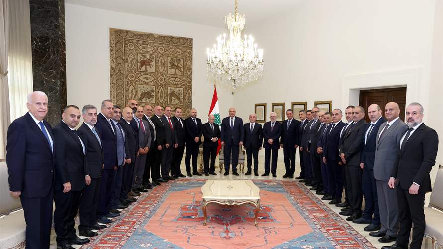 رئيس الجمهورية: اللبنانيون تعبوا من حالة الحرب... ولا أحد يحمينا إلا مؤسسات الدولة