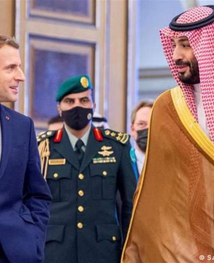 ماكرون وبن سلمان أكدا العمل معا لمساعدة لبنان للخروج من أزمته
