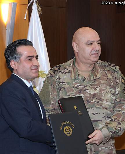 توقيع إتفاقية تعاون بين الجيش اللبناني ووزارة الأشغال العامة والنقل