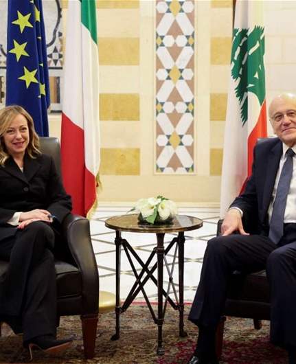 مصادر مطلعة على محادثات ميلوني وميقاتي لـ "الجمهورية": مستعدون لمساعدة لبنان على تَخطّي الازمة