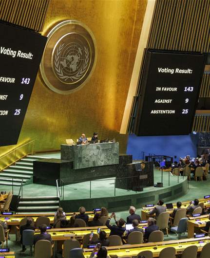 Lebanon praises UNGA decision: A step in the right direction to reclaiming Palestinian rights