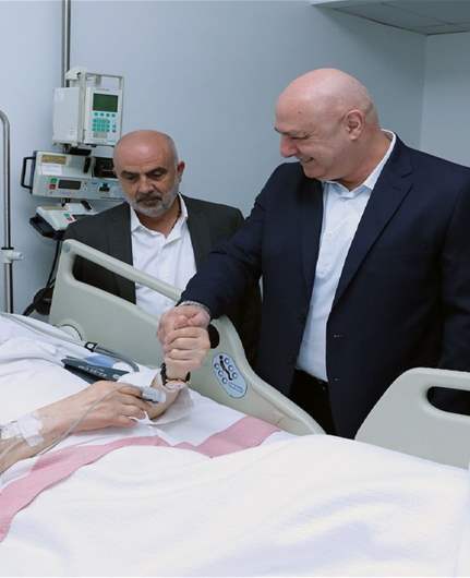 الرئيس عون عاد البطريرك الراعي في أوتيل ديو وإطمأن إلى صحته 