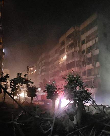 مسؤول عسكري لبناني لـ "أ.ف.ب.": إسرائيل منعت الجيش من تفتيش الموقع في ضاحية بيروت قبل قصفه