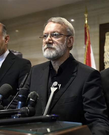 Iran’s Larijani says Hezbollah remains a strategic asset, pledges continued support