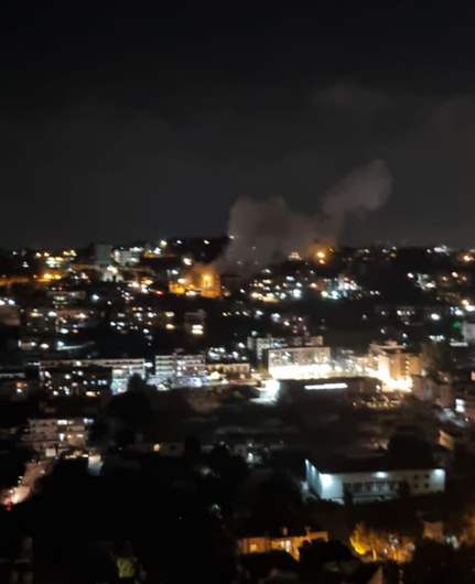 Israeli airstrike targets city of Nabatieh in South Lebanon