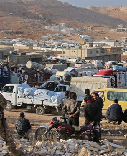 A wave in motion as 380,000 Syrian refugees return from Lebanon