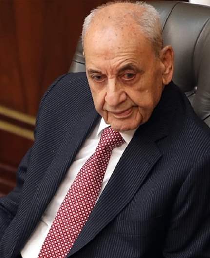 برّي: الغارات الإسرائيلية رسالة إلى مؤتمر باريس المخصص لدعم الجيش