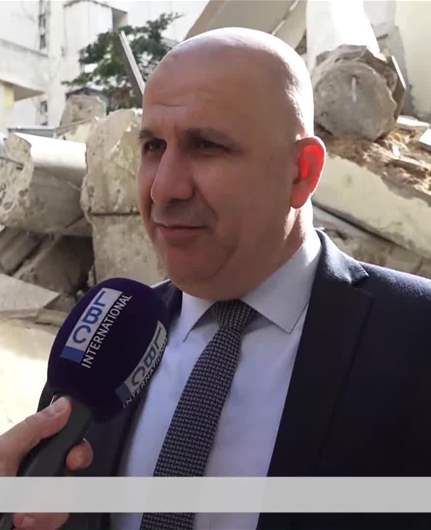 خريش للـLBCI: تم إنقاذ صبية...والضجيج المحيط بالمبنى يعيق تحديد أماكن العالقين وعددهم بدقة