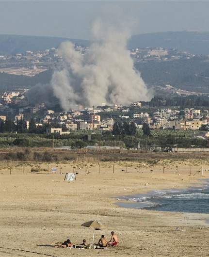 Lebanon state media reports strike on Tyre after Israeli warning