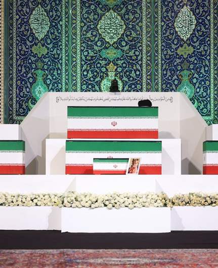 Supreme leader's body arrives at Tehran religious complex for funeral: state media