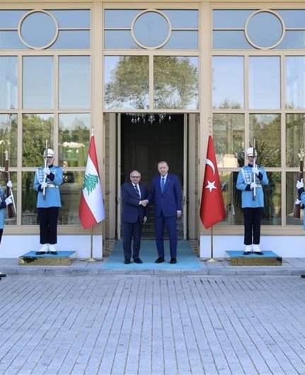سلام التقى اردوغان: جدد لي وقوف تركيا إلى جانب لبنان ودعمها لسعيه الى تأمين انسحاب اسرائيل من كامل أراضيه 