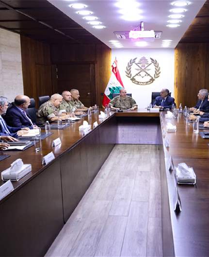 العماد رودولف هيكل يستقبل إدوار غبريال: الجيش يواصل تنفيذ المهمات المتعلقة باتفاق الإطار ضمن الإمكانات المتوافرة